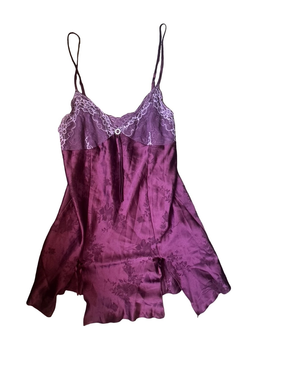 Nighty Slip by Lubna size medium in‎ plum purple